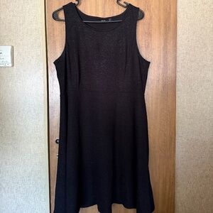 Black dress with glitter